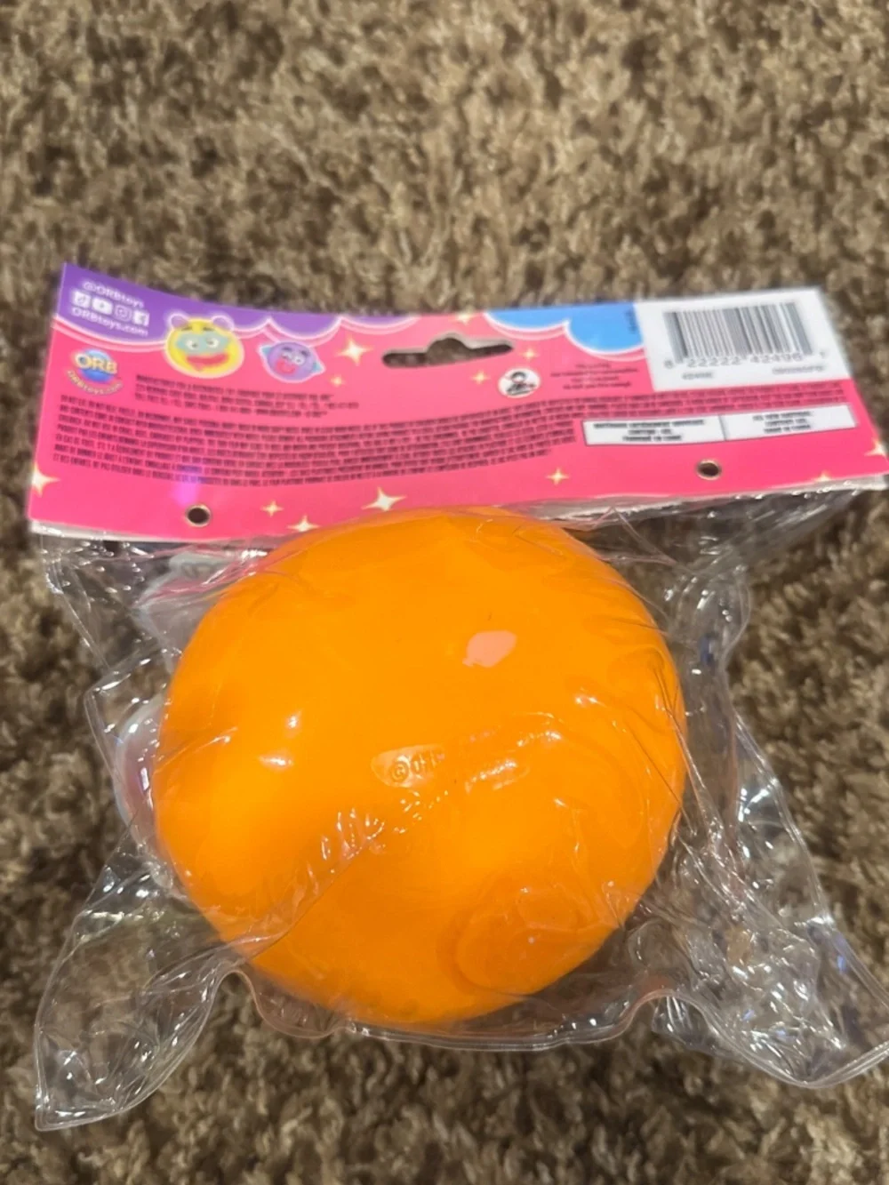 Smushers Squishy by Orb Toys Orange
